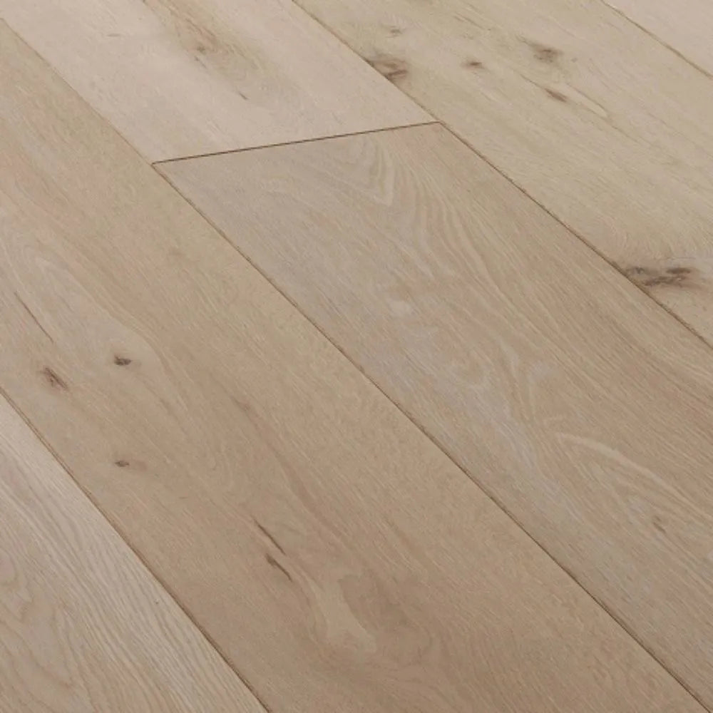 1.4m2 - Engineered European Oak Flooring Unfinished Natural Grade 190mm wide