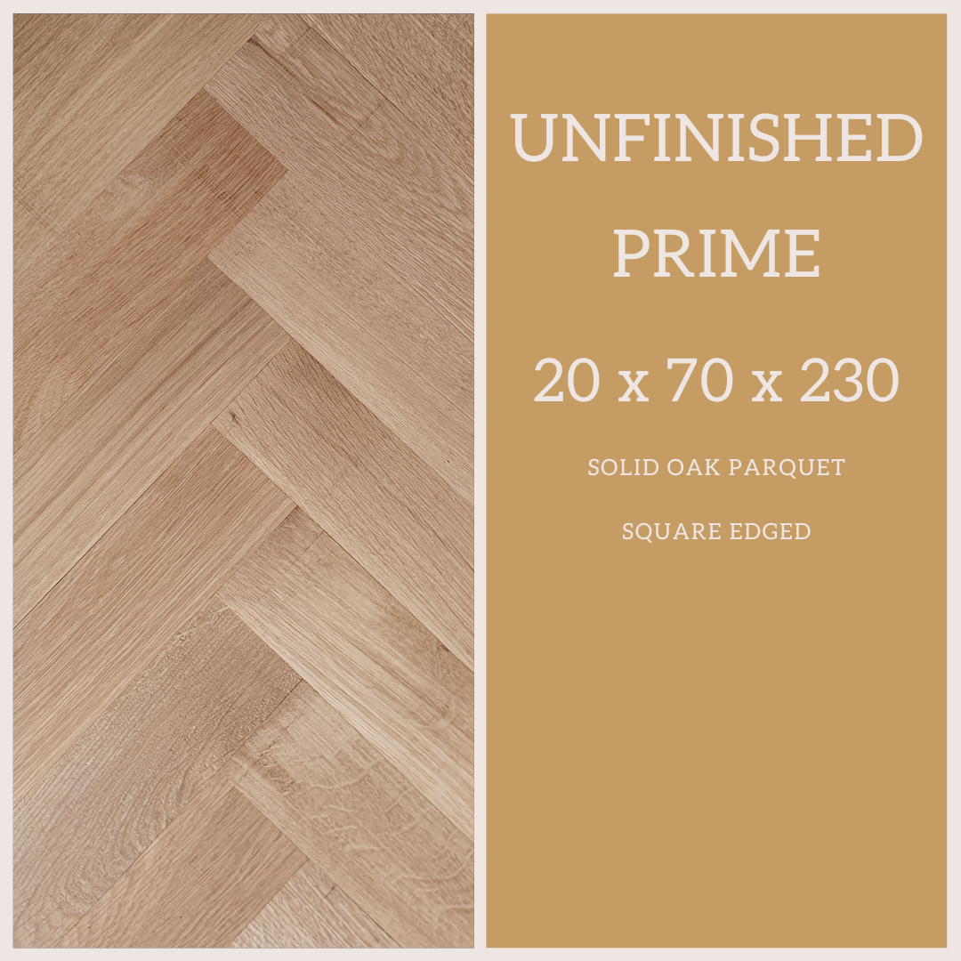 Solid Oak Parquet Flooring Blocks 70x20x230 mm