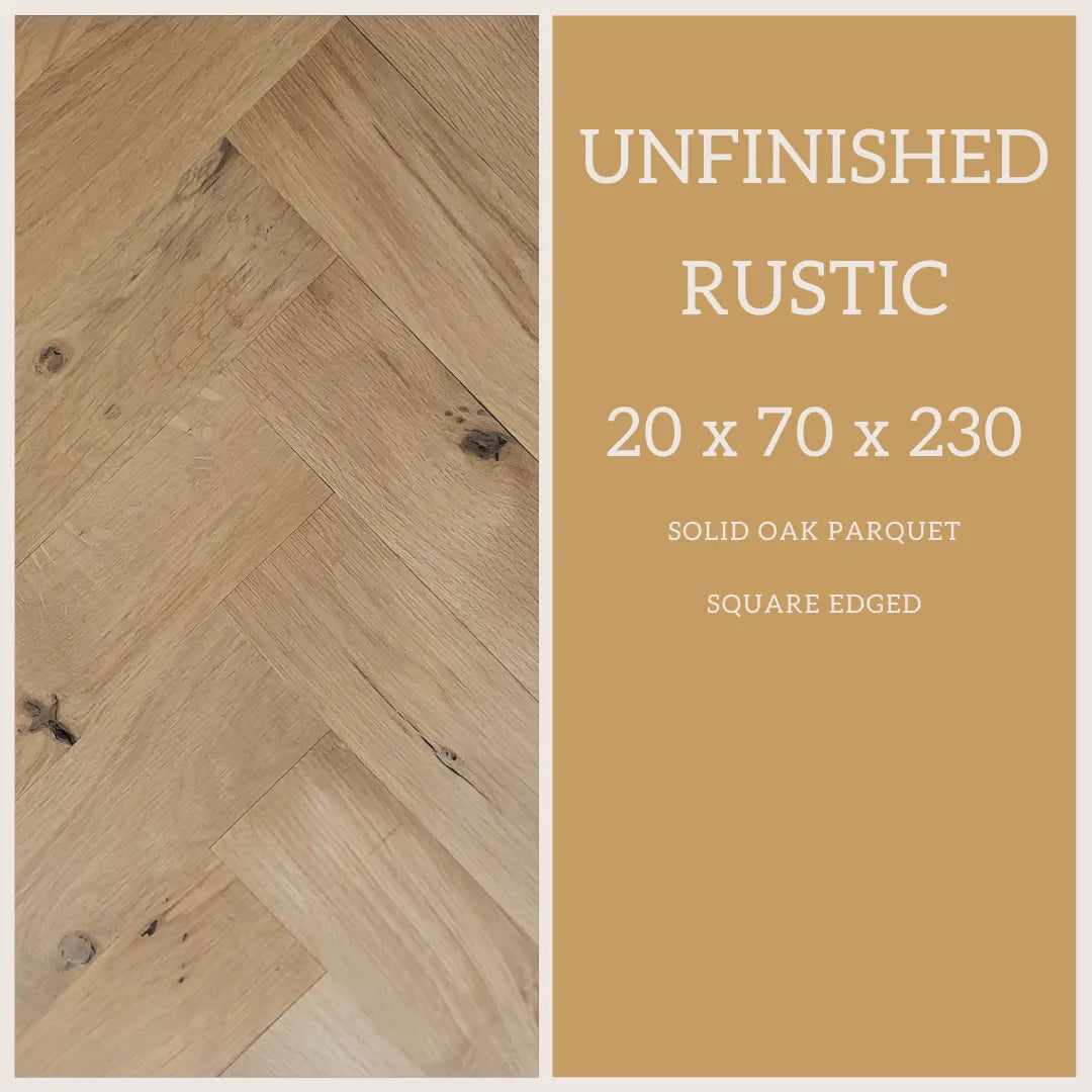 Solid Oak Parquet Flooring Blocks 70x20x230 mm