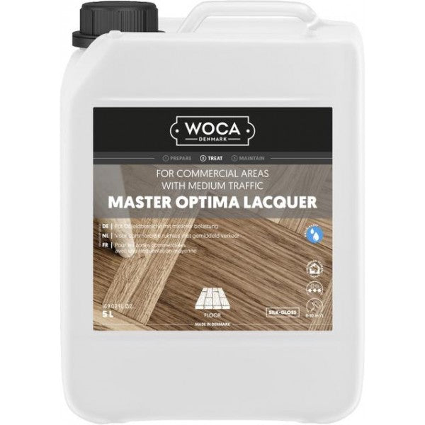 WOCA Master Optima Lacquer Silk GLoss 5L