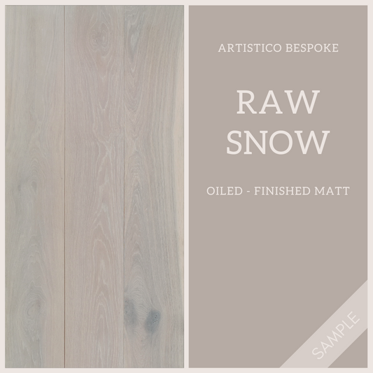 RAW SNOW - Brushed Oiled - SAMPLE