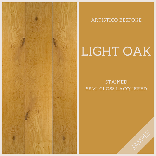 LIGHT OAK - Semi Gloss Lacquered  - SAMPLE